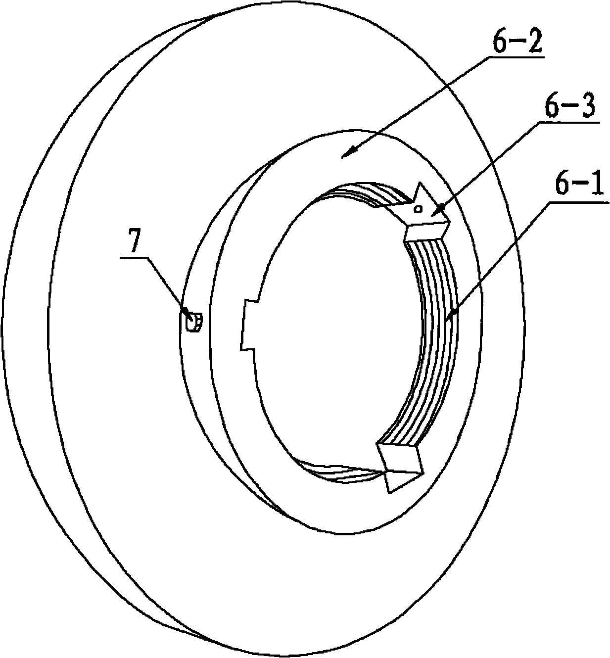 Sealing device for main shaft of numerical control machine tool