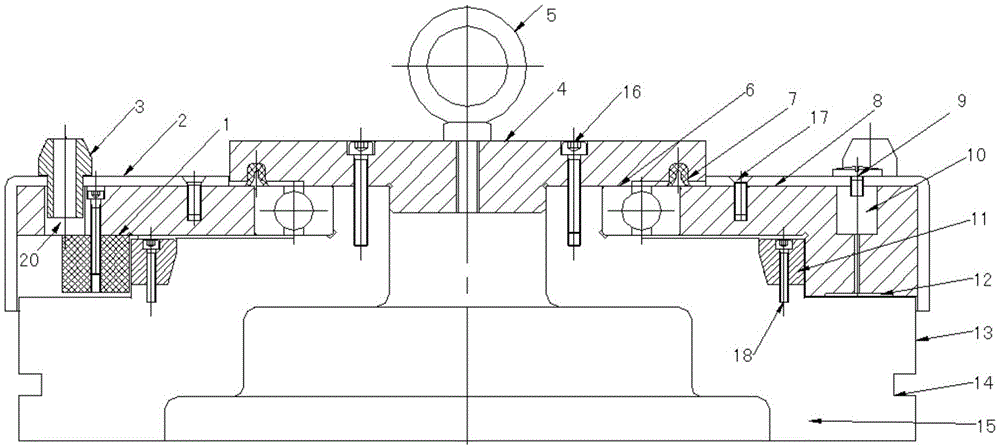 A high-precision circular grating assembly device