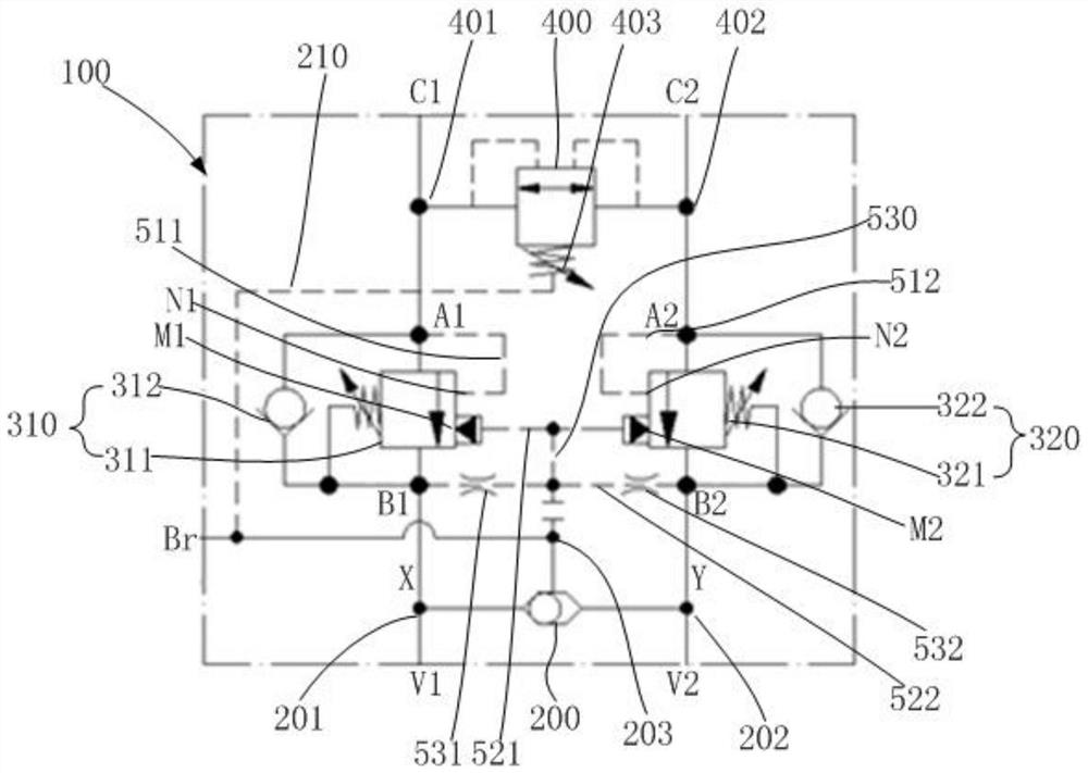 Rotary balance valve and rotary hydraulic system