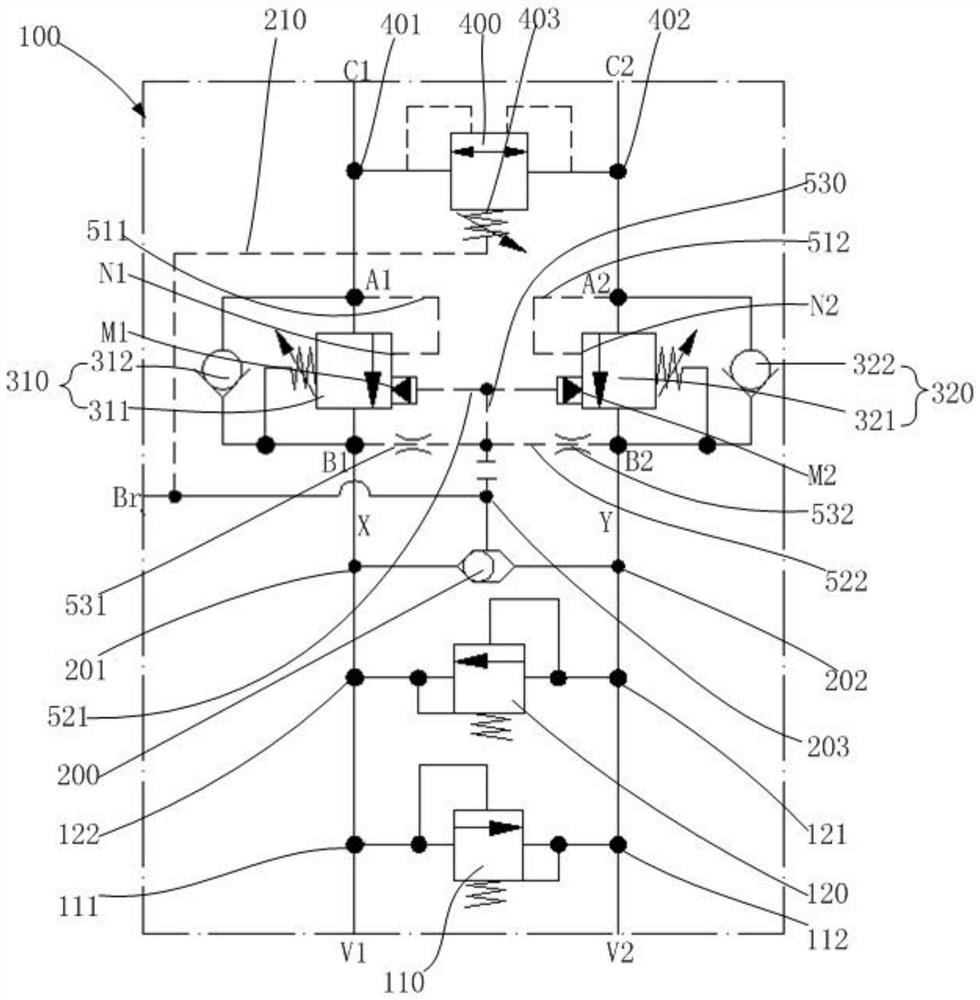 Rotary balance valve and rotary hydraulic system