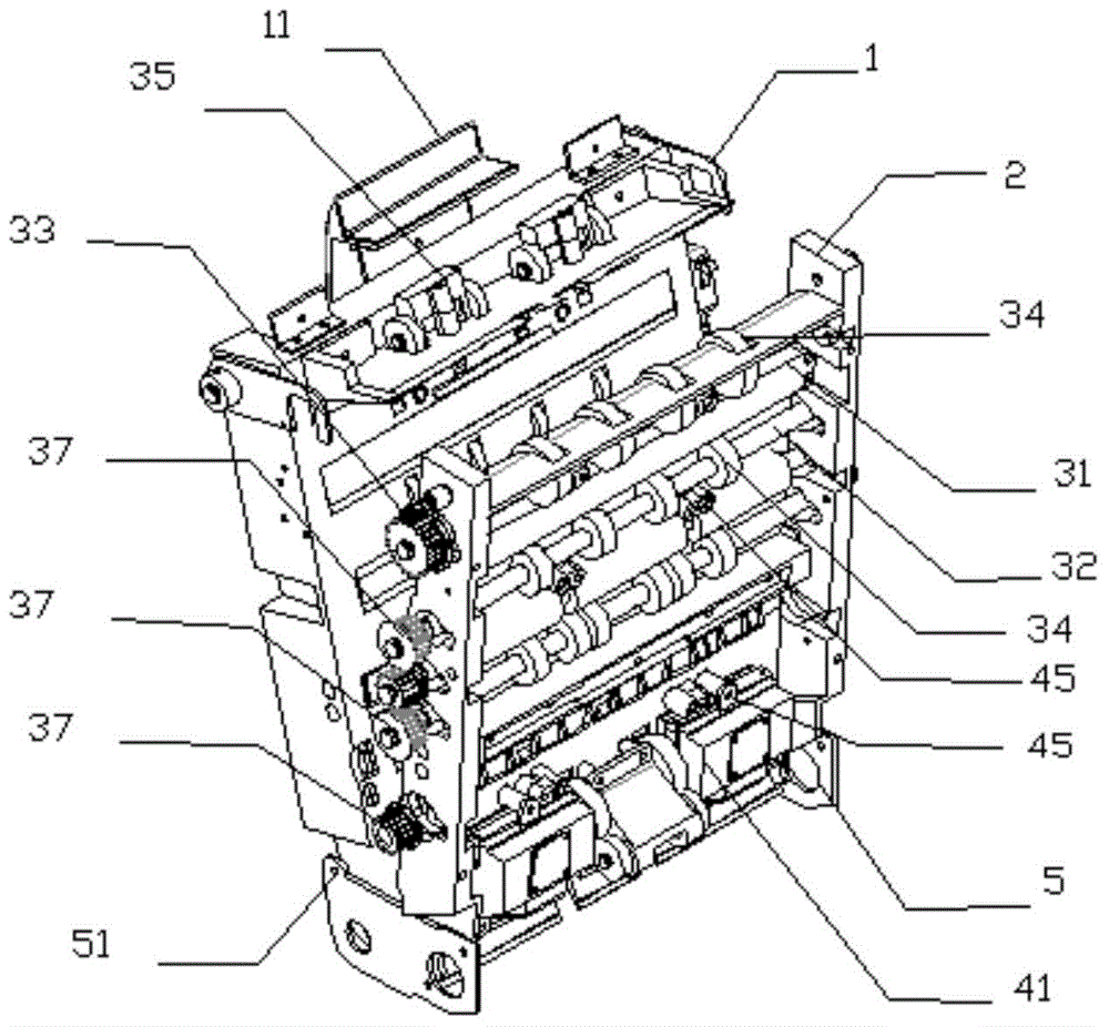 Detection passage applied to counting and sorting machine