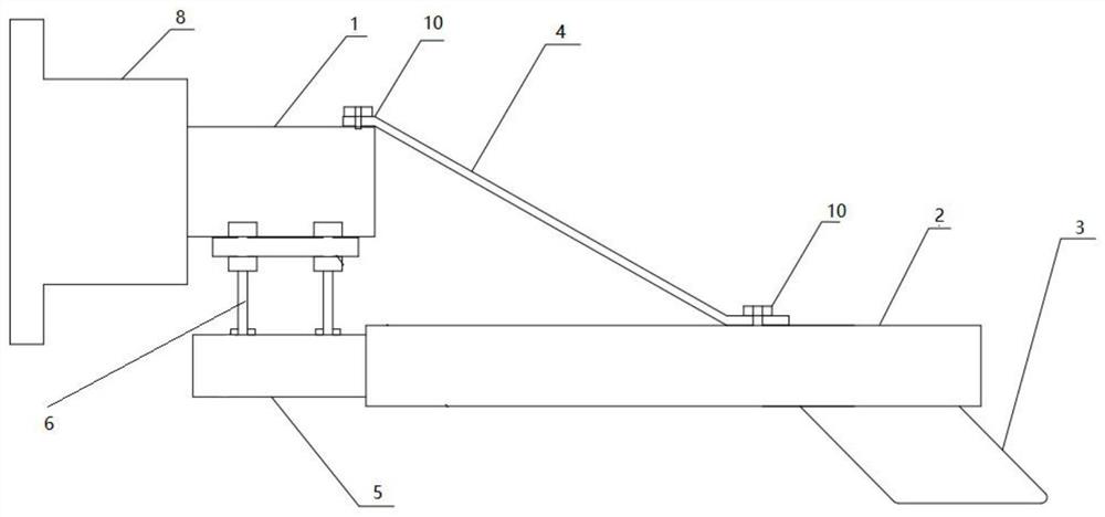 A corrosion-resistant tail rudder and wind-driven generator