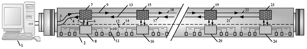 Photoelectric hybrid array detection system