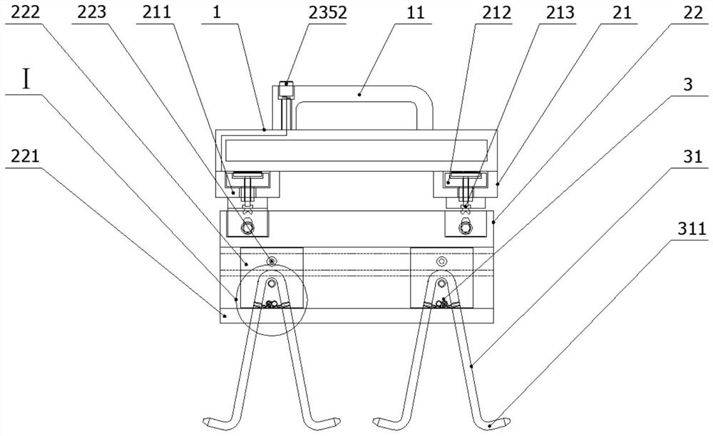 Water drape lifting appliance for bicycle frame body