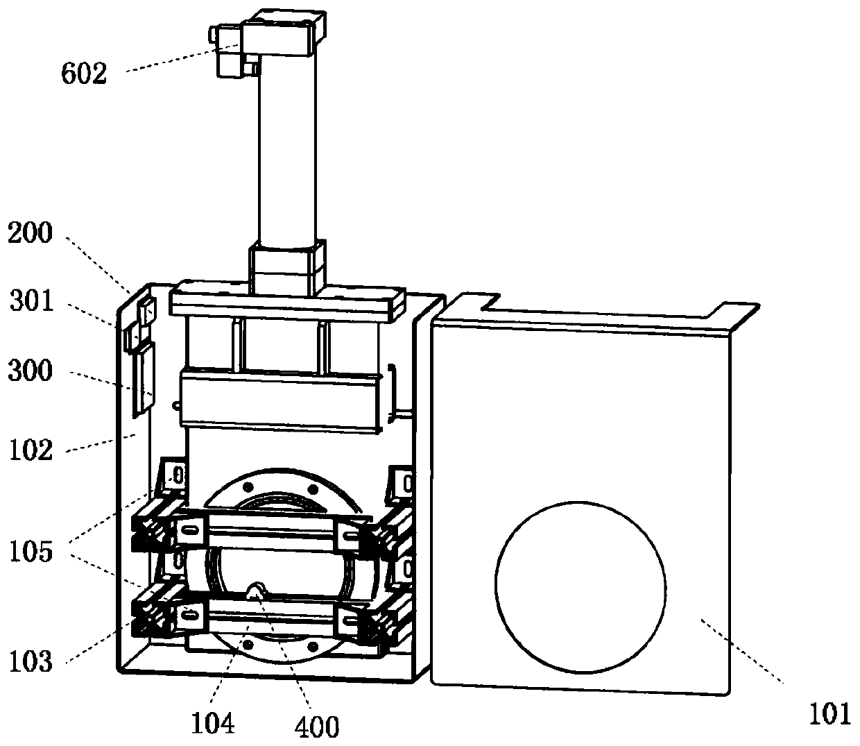 Vacuum plugboard valve testing device