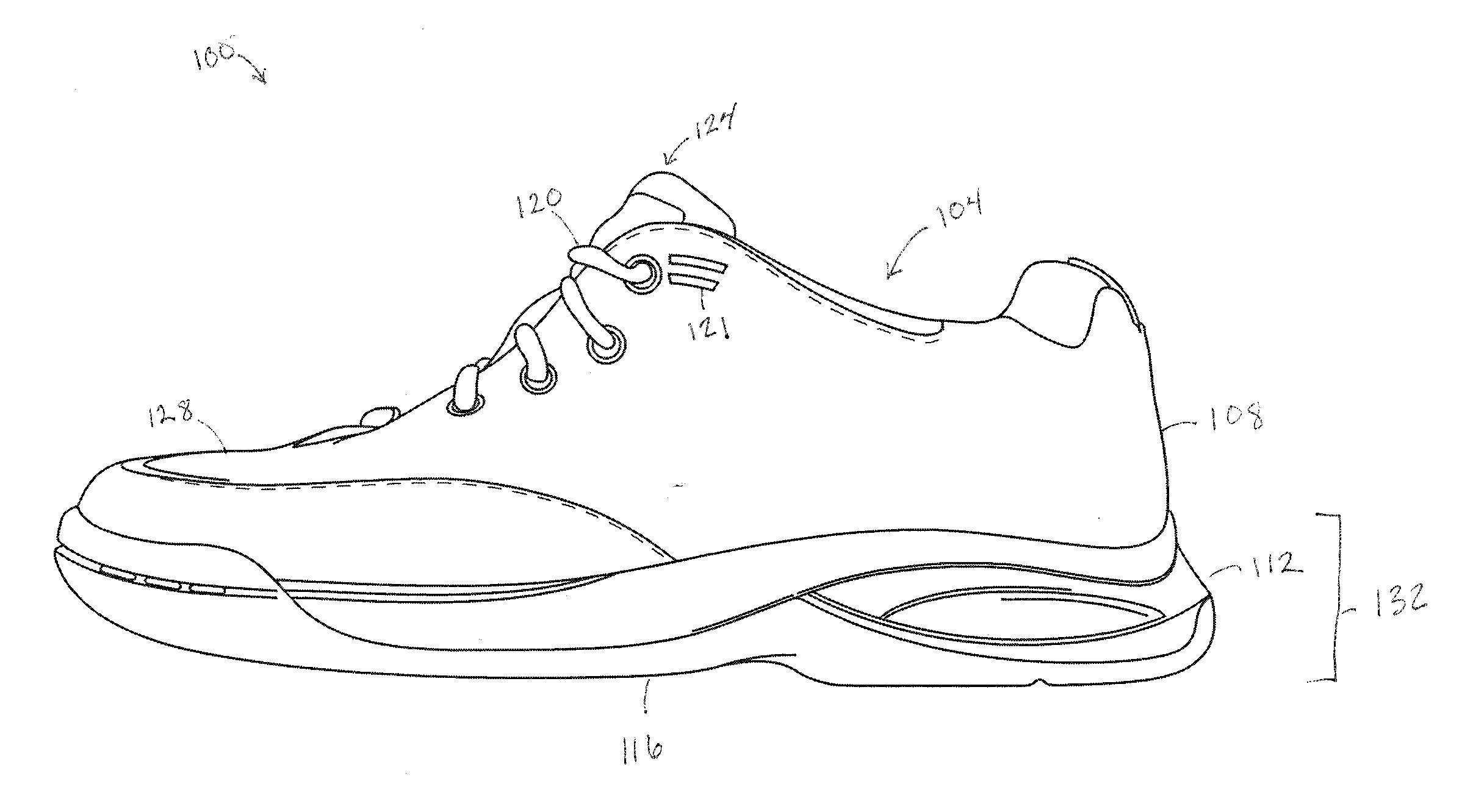 Dual rigidity shoe sole