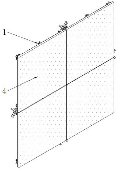 Building curtain wall convenient to disassemble and assemble