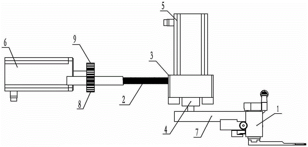 Mechanical arm of bottle blowing machine