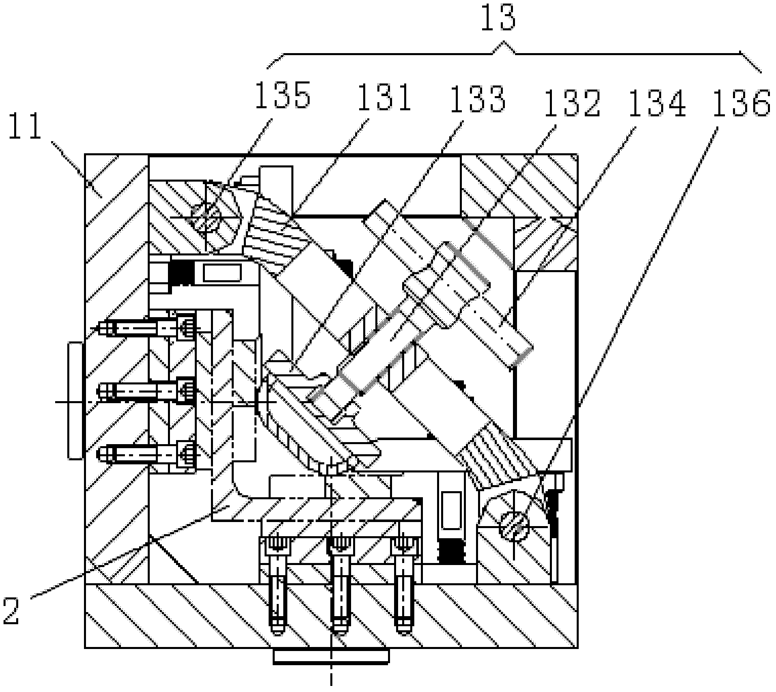 Clamp for standard knot of tower crane and processing template thereof