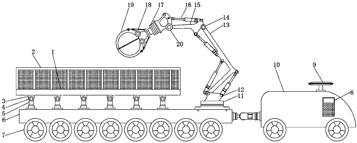 Multi-shaft heavy load conveying device for automatic logistics system