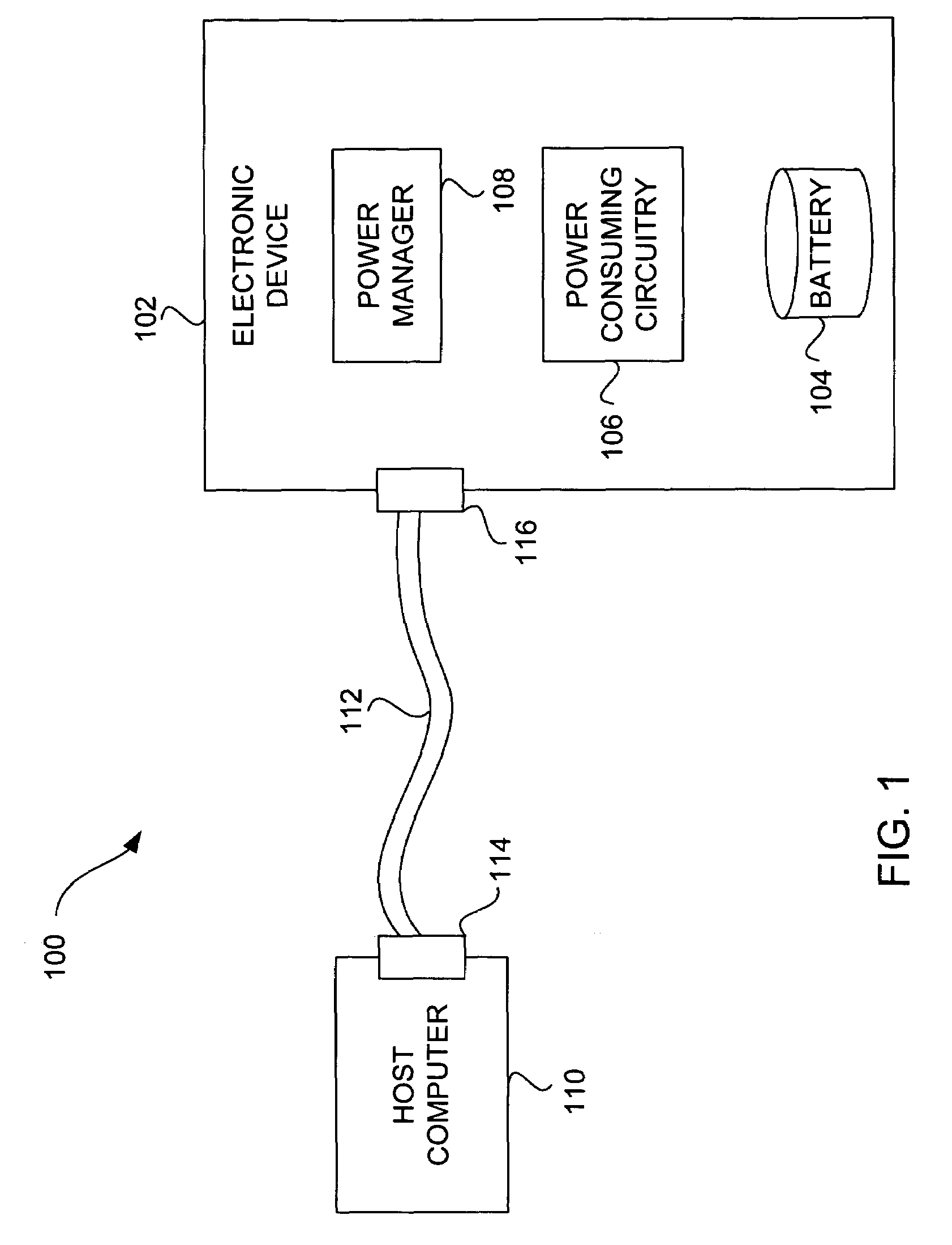 Method and system for operating a portable electronic device in a power-limited manner