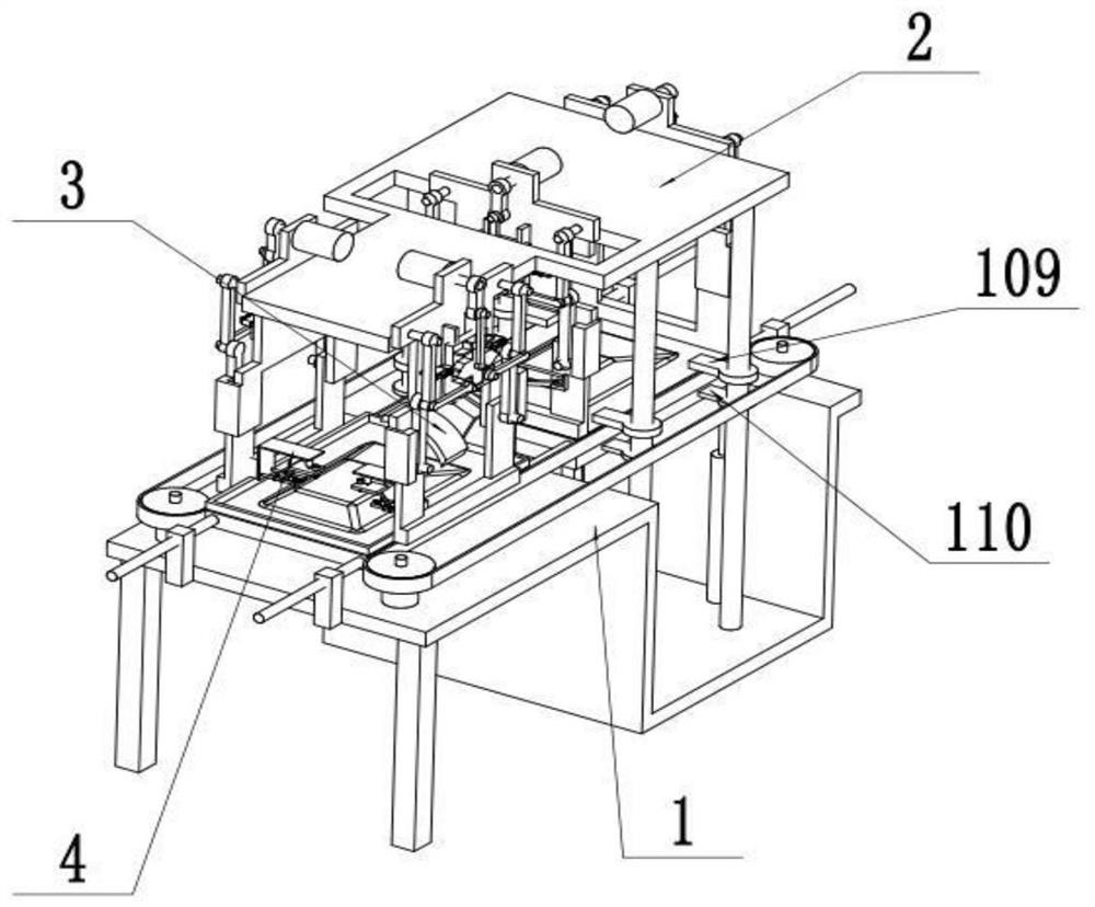 Alloy vehicle body stamping manufacturing device