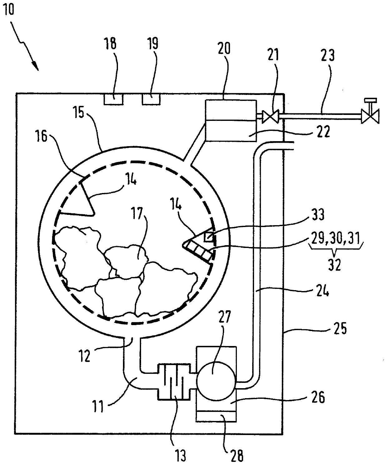 Method for operating a water-conducting domestic appliance having a spectrometer and domestic appliance suitable therefor