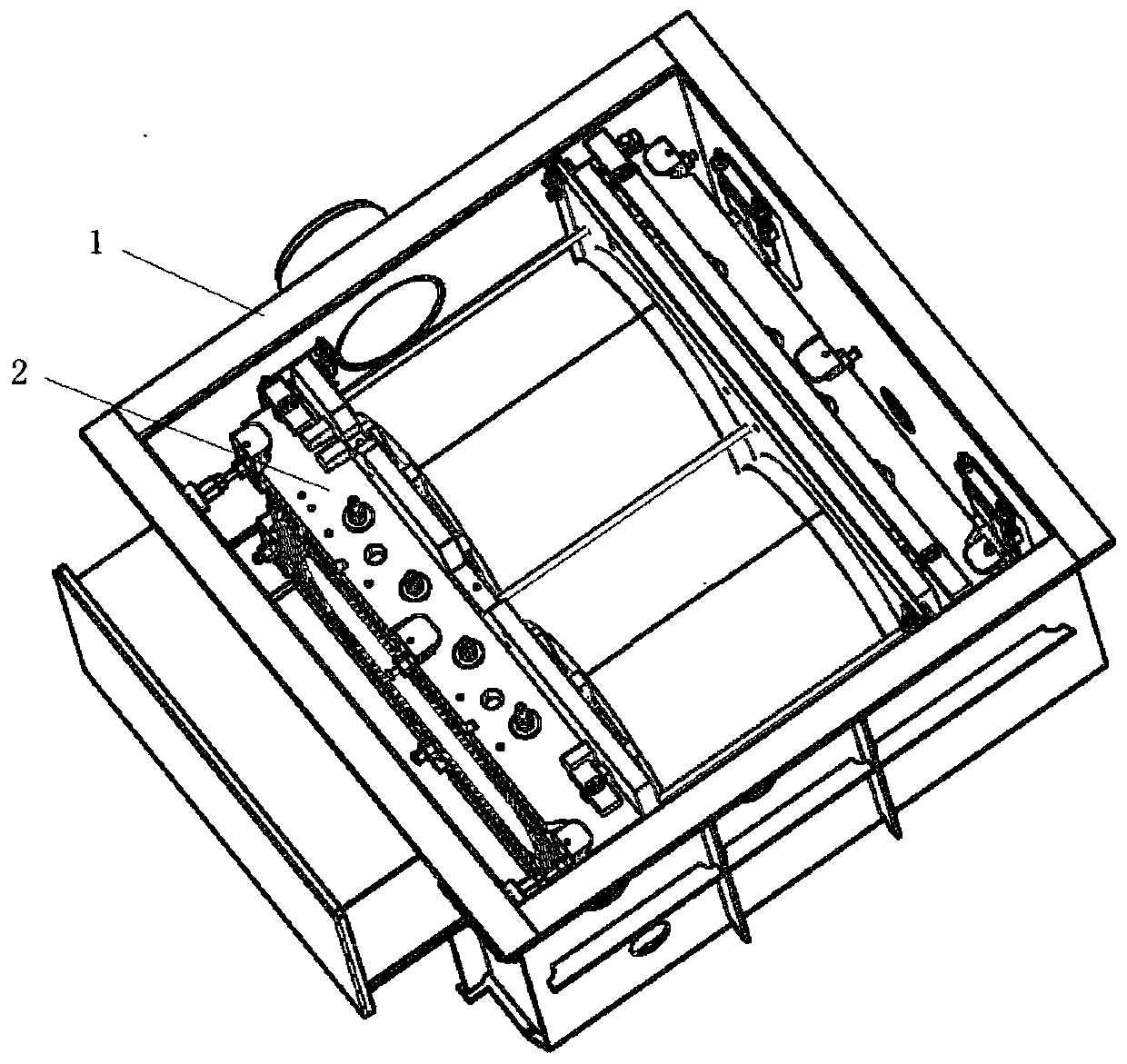 Locomotive main transformer oil tank design method and strength simulation analysis method