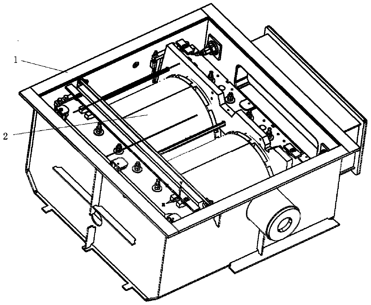 Locomotive main transformer oil tank design method and strength simulation analysis method