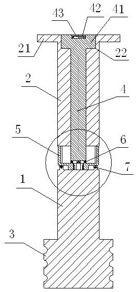 A pull rod device for a syringe