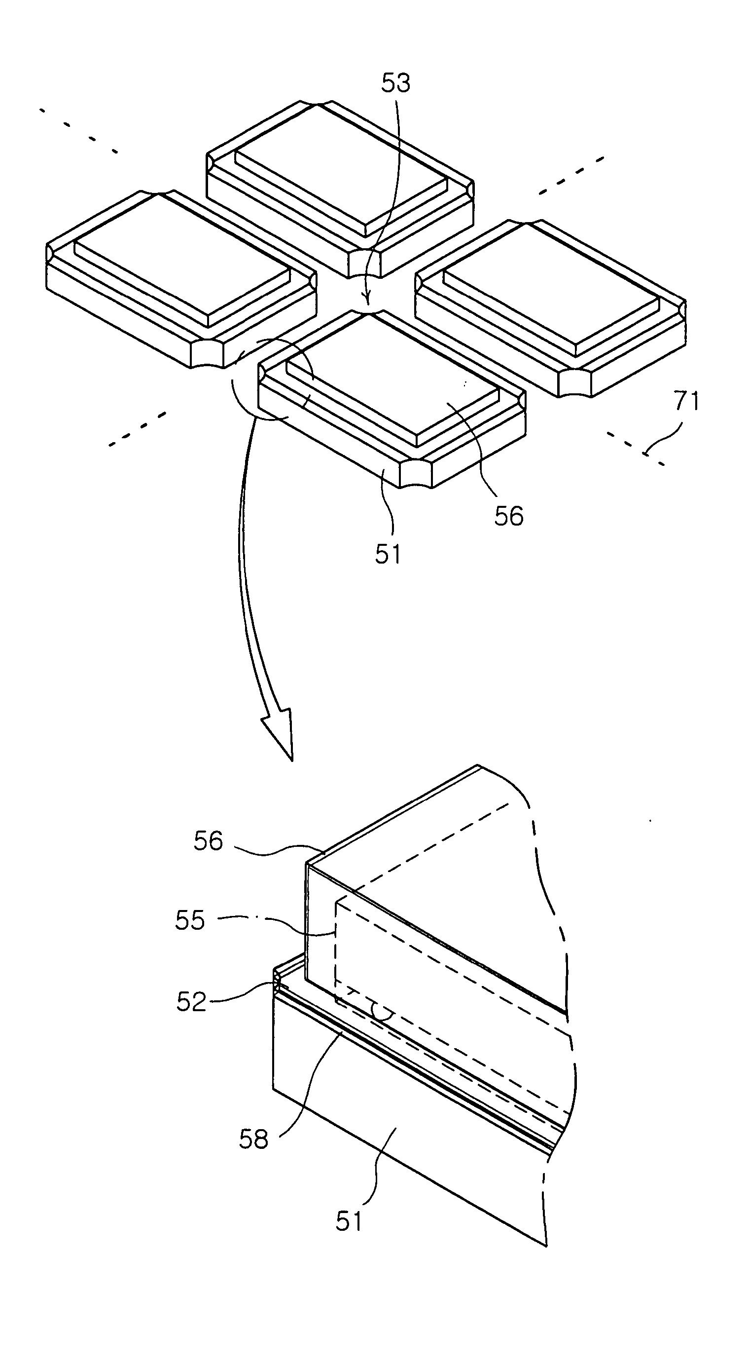 Method for fabricating surface acoustic wave filter packages and package sheet used therein