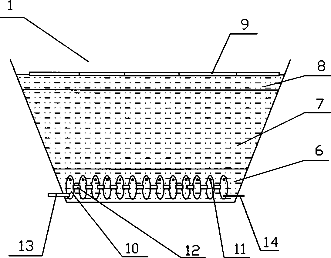 High-efficiency heat utilization method for nonsaturated solar pond