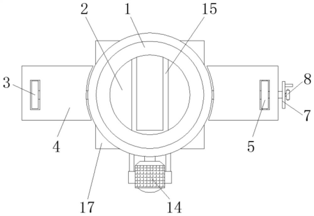 Anti-splashing grouting device for tunnel construction