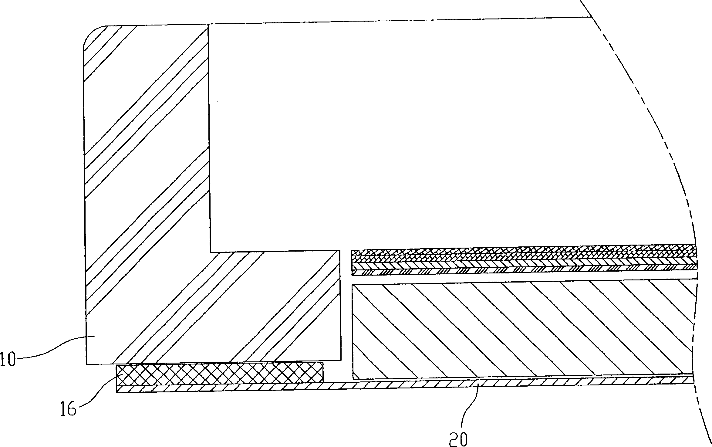 Loading structure of back light module