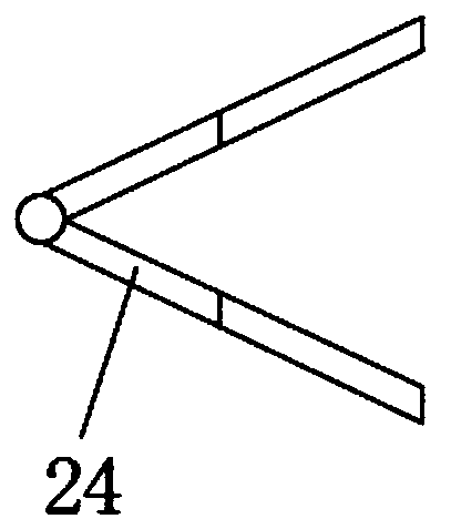 Soil treatment device for preventing abelmoschus manihot flowers from mildewing