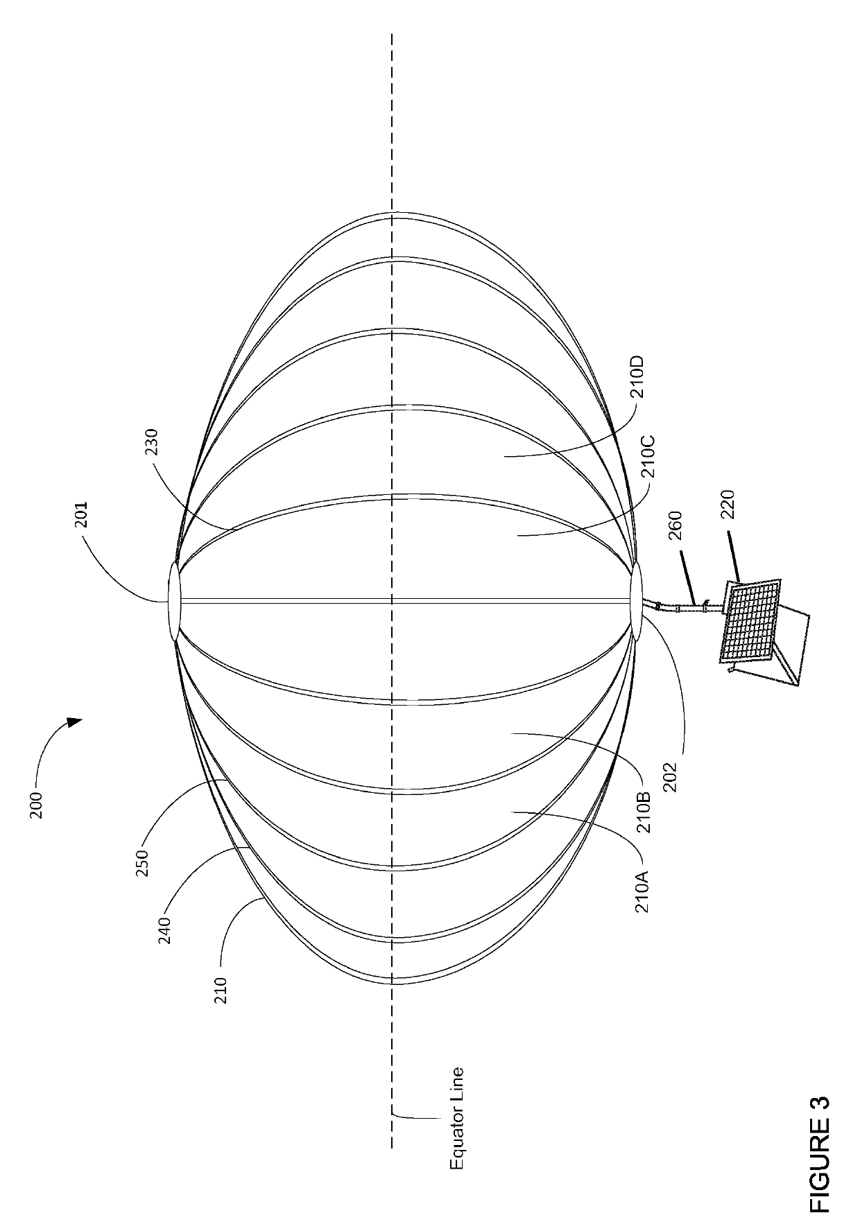 Envelope film suspenders for high-altitude balloons