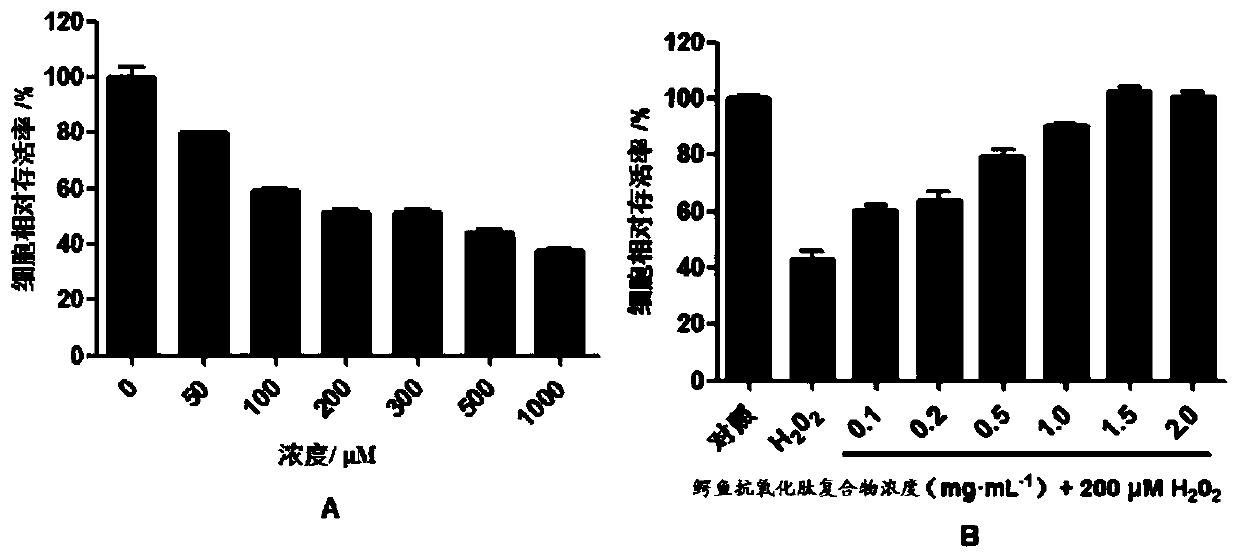 Crocodile antioxidant peptide complex, and preparation method and applications thereof