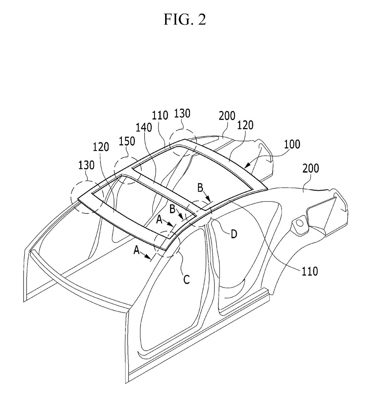 Fiber-reinforced plastic vehicle body structure and manufacturing method thereof