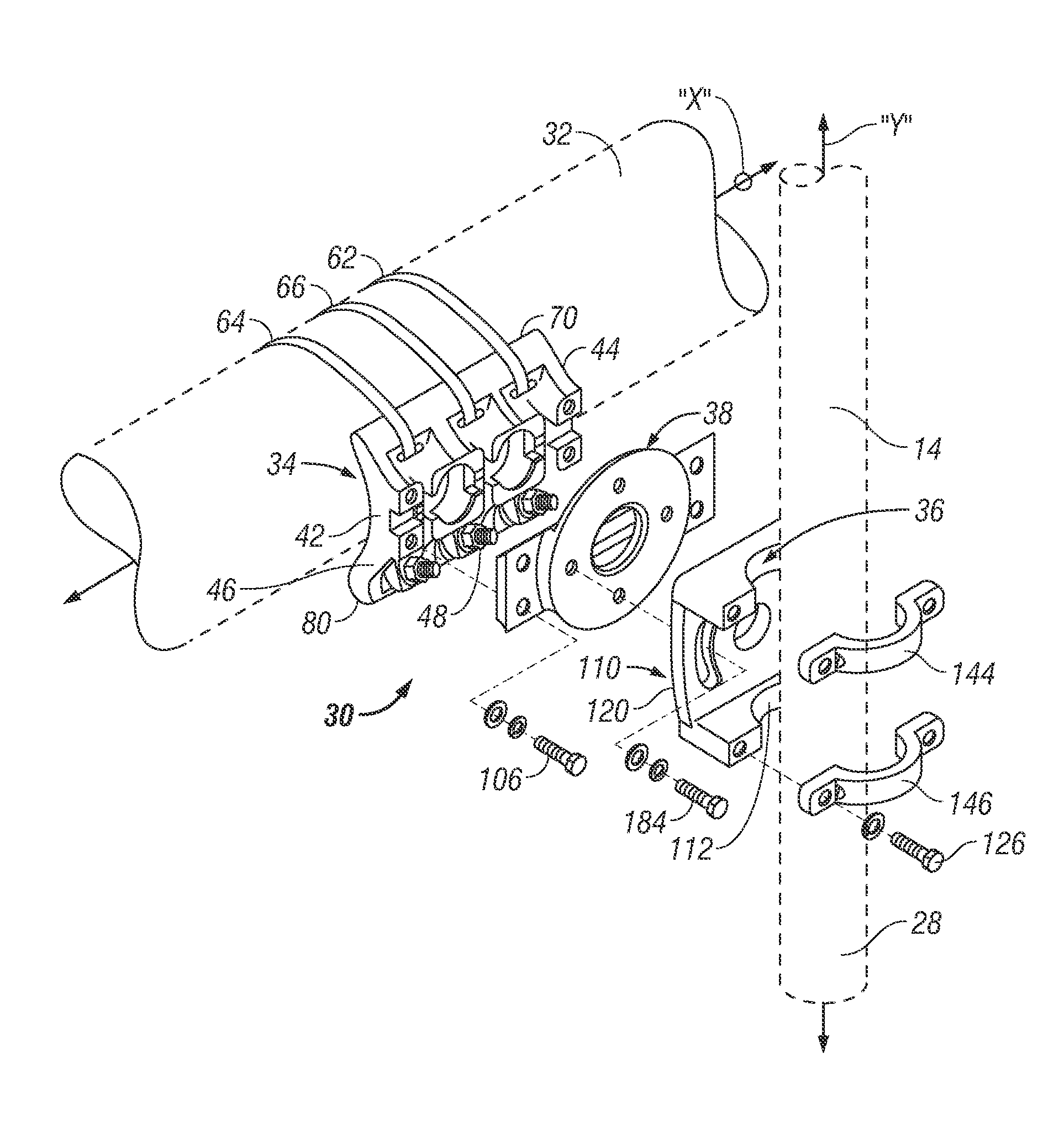 Mounting assembly for traffic cameras and other traffic control devices