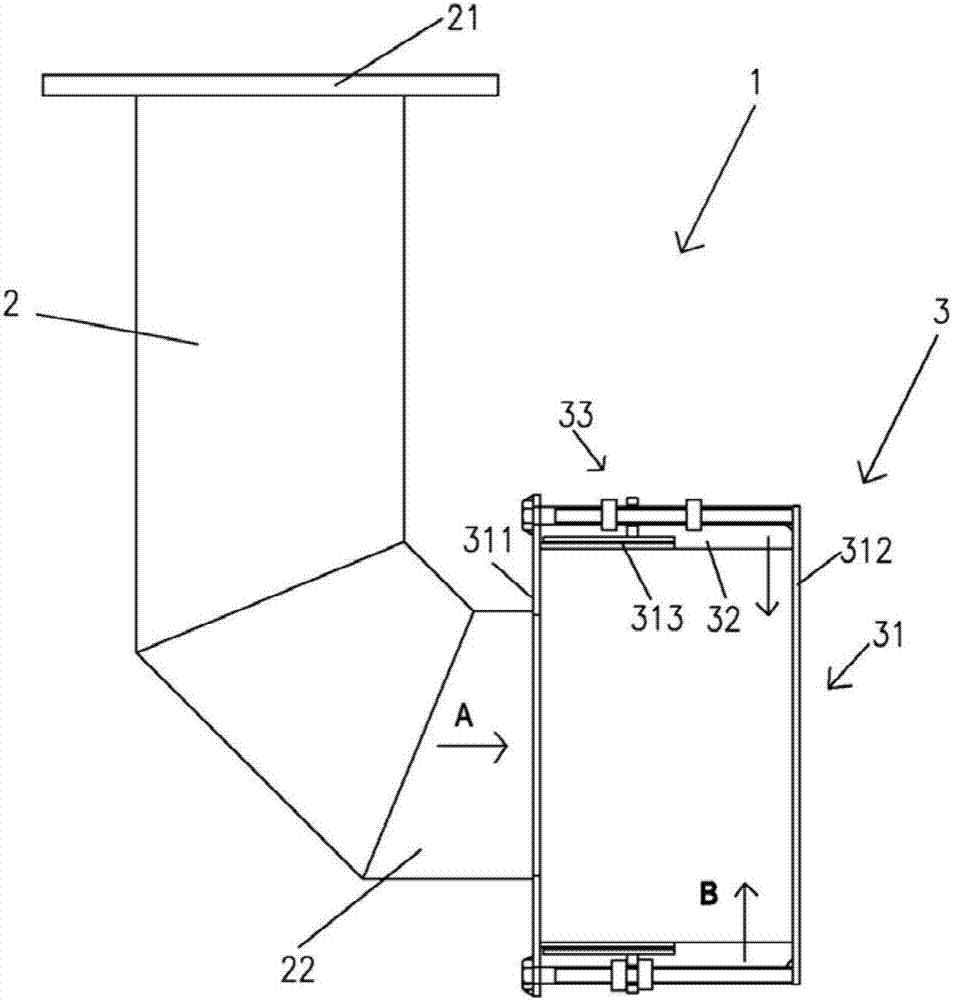 Smoke distributing device for heat accumulating type burning industrial furnace, smoke distributing assembly with smoke distributing device and industrial furnace