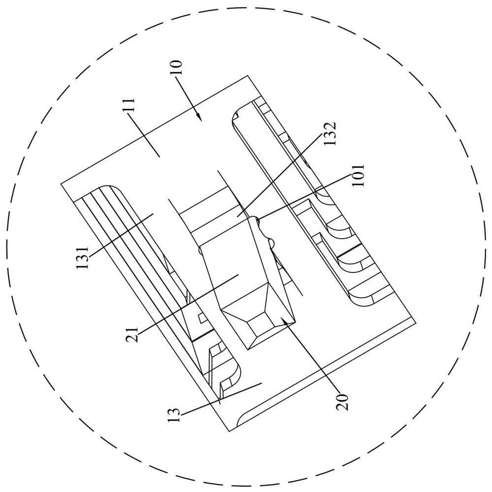 Terminal connection structure of SFF 2*N series optical module