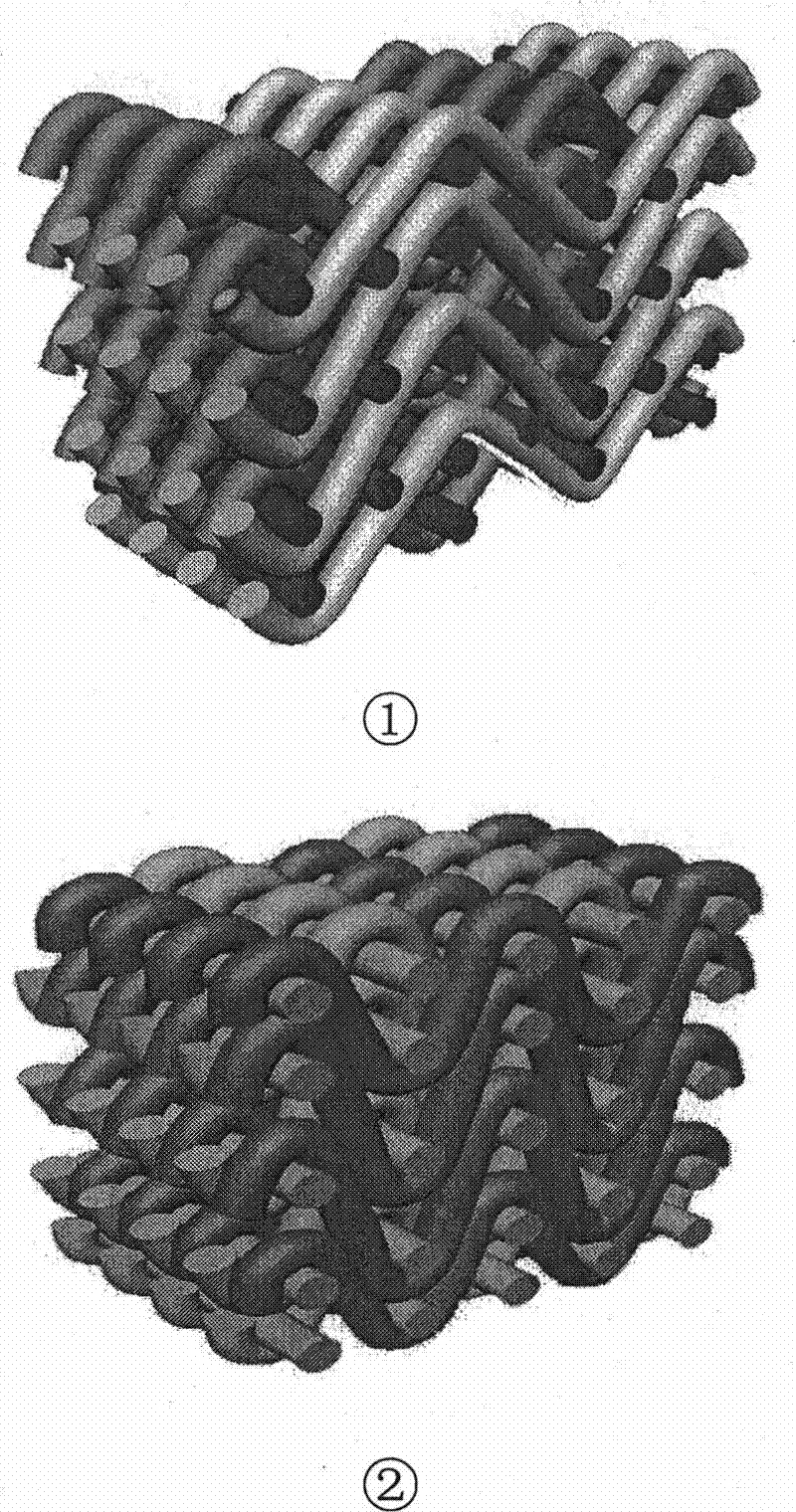 Forming method of 2.5-dimensional weaving revolving solid composite material