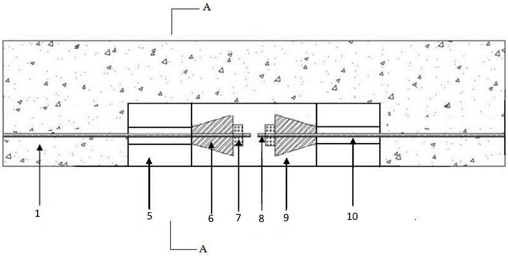 Shield tunnel duct piece both-way prestress strengthening device and construction method