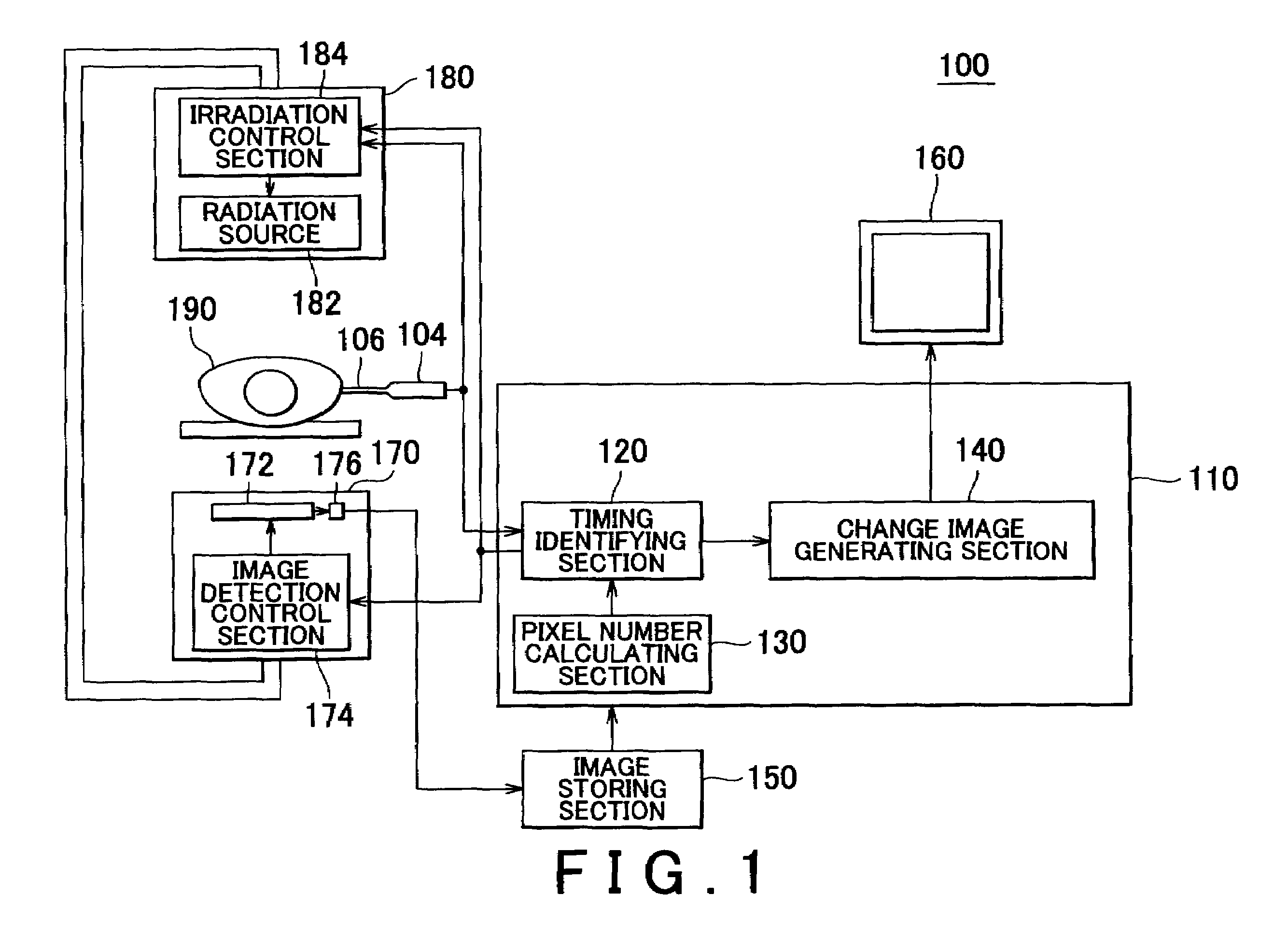 Image detecting system, image detecting method and computer readable medium