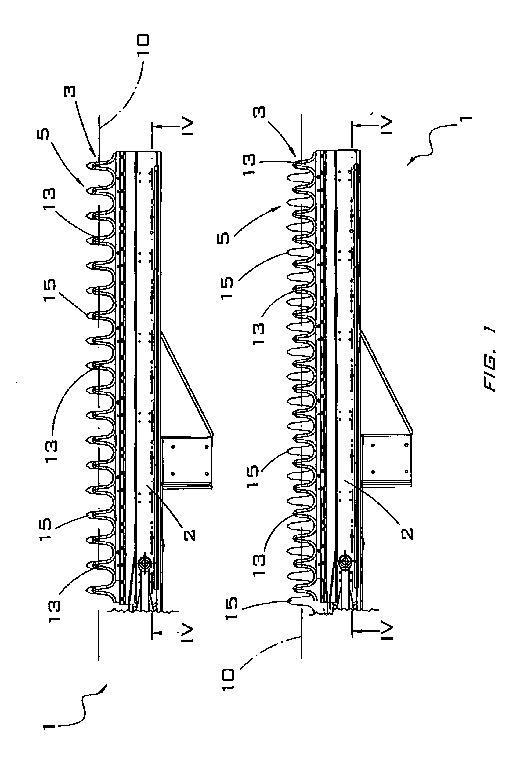A double blade bar for pruning and pollarding, particularly for olive tree groves, citrus groves, hedges, timber trees and similar