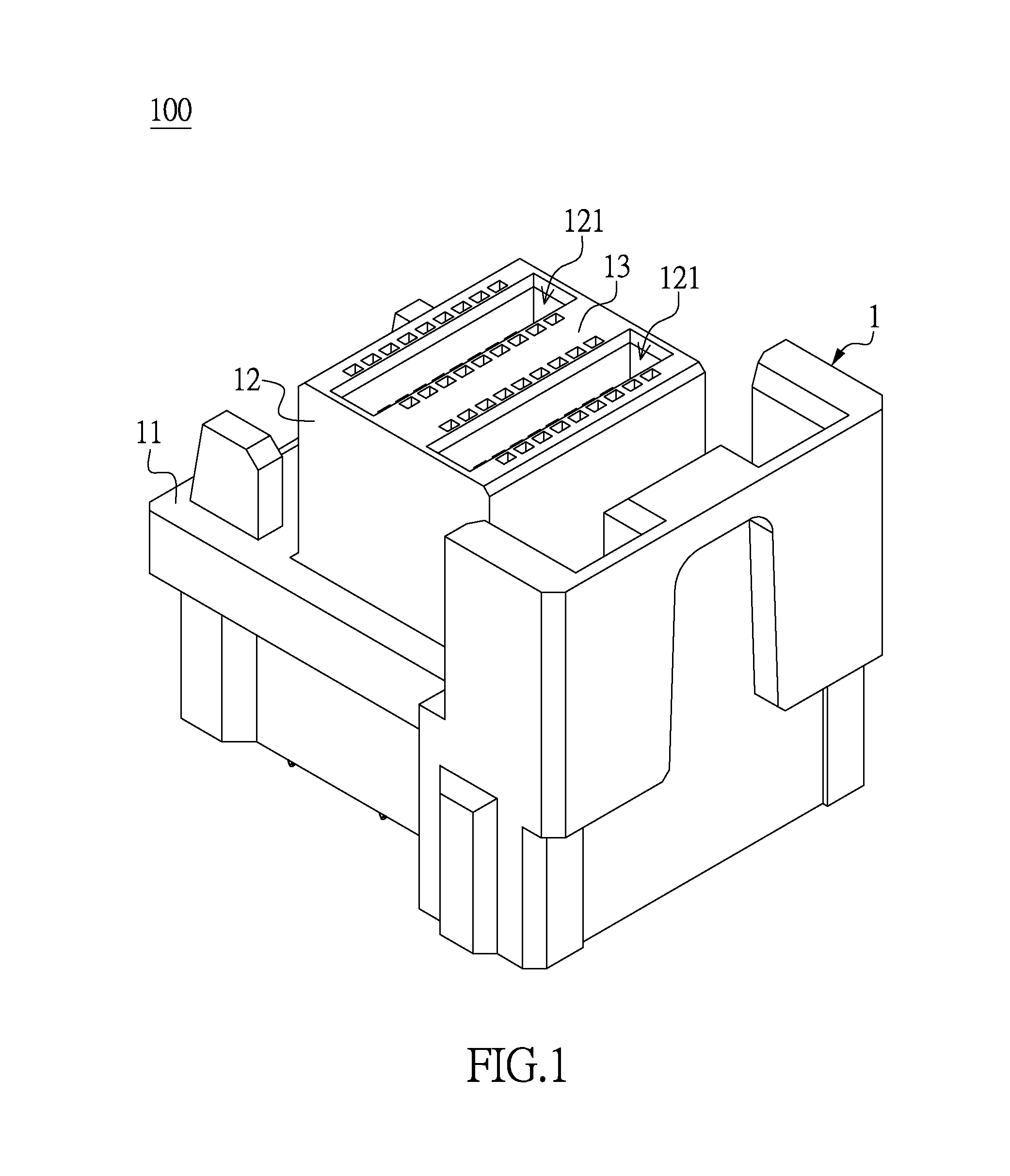 Communication connector and transmission wafer thereof