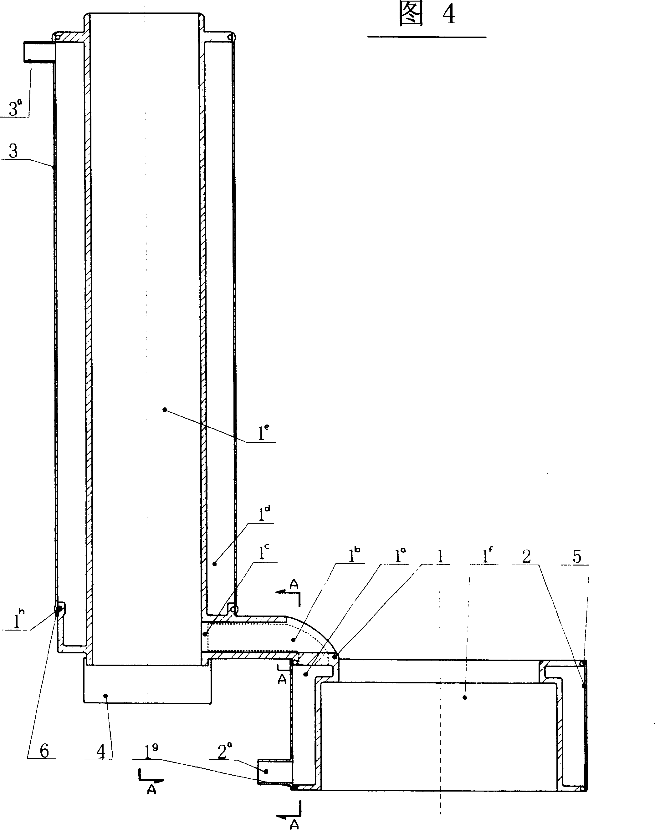 Combined water jacket and manufacturing method