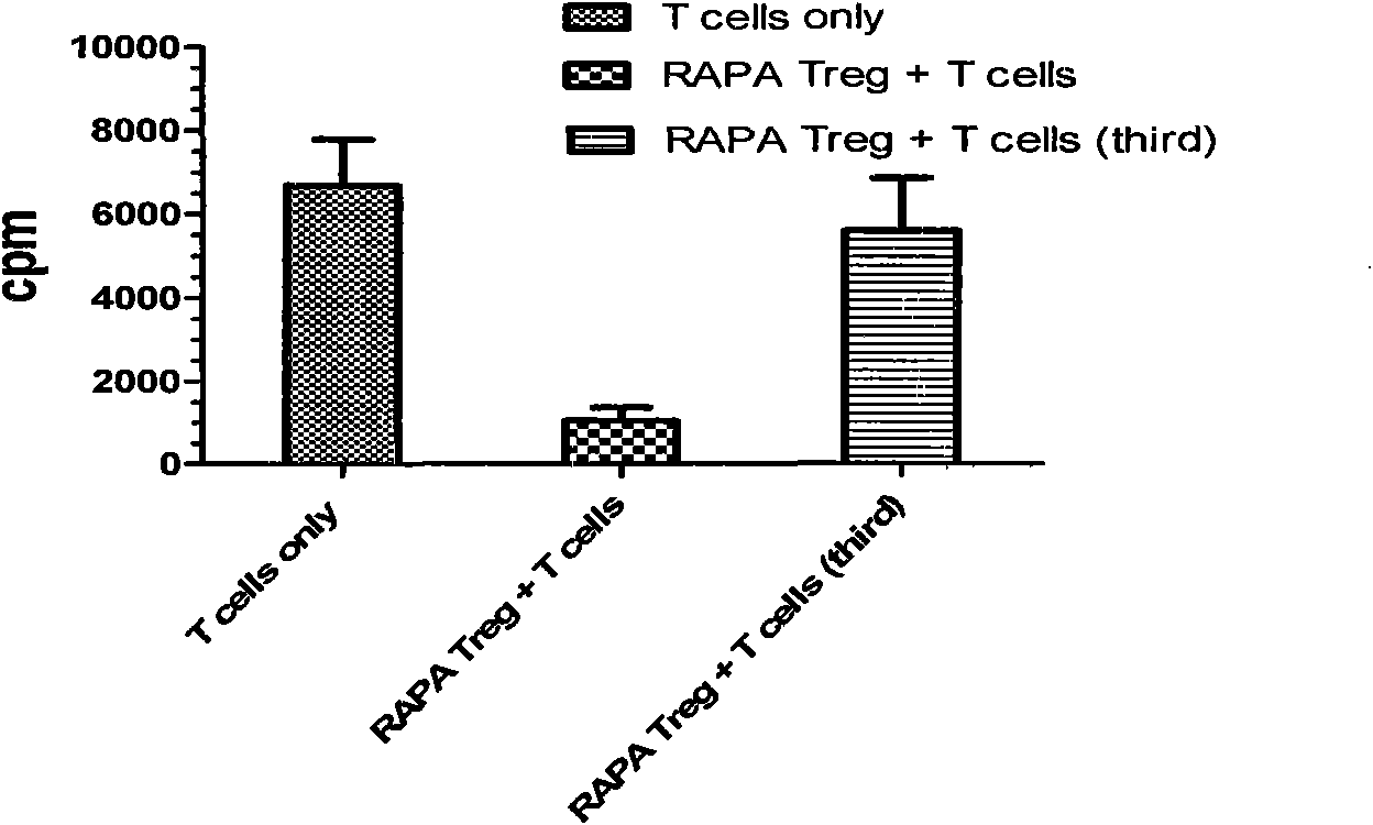 In vitro amplification method for regulatory T cells