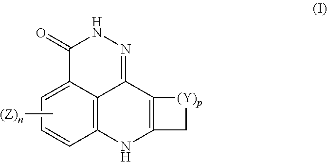 Substituted cycloocta[5,6]pyrido[4,3,2-de]phthalazines as PARP inhibitors