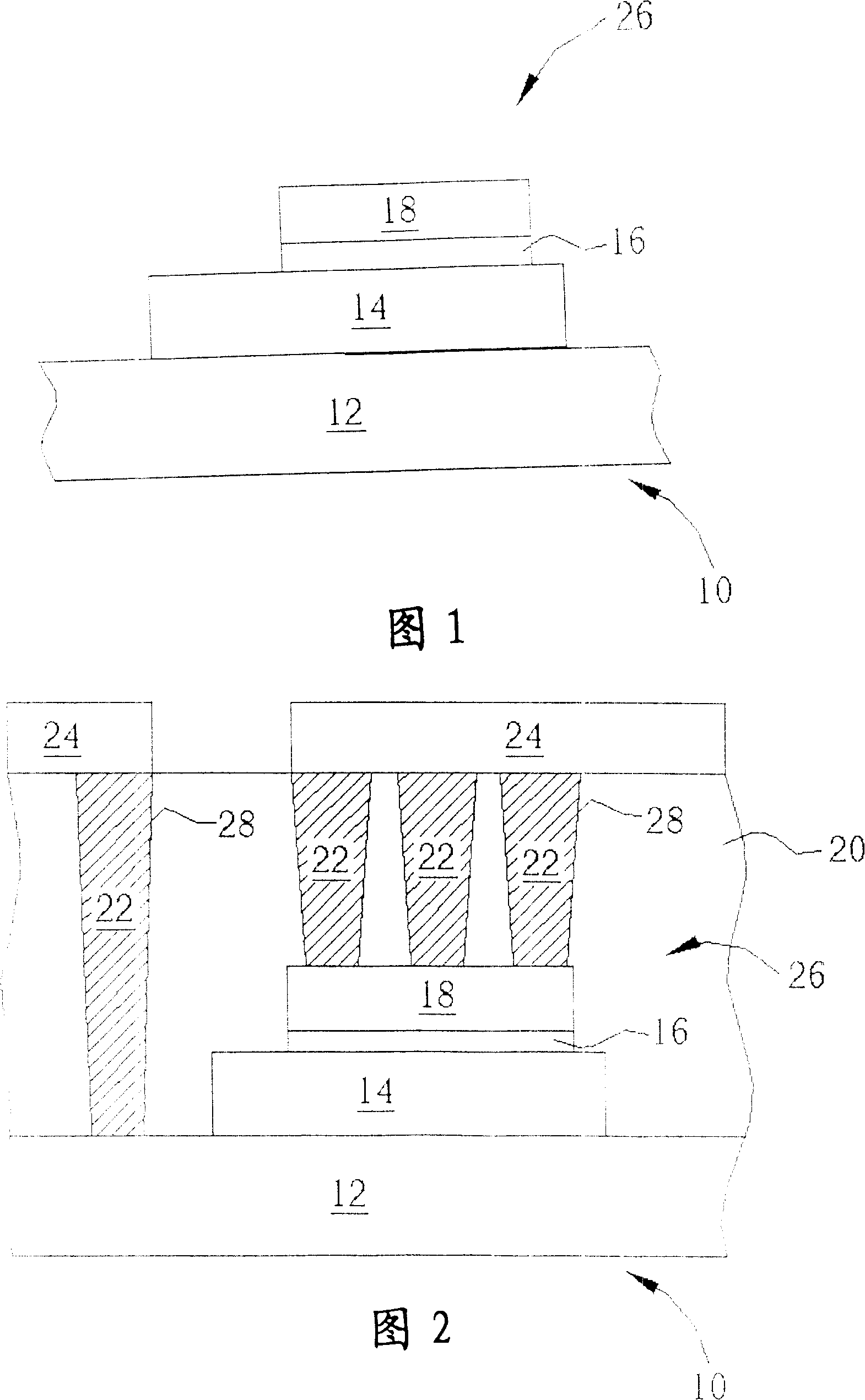 Metal insulating layer-metal capacitance structure and its manufacturing method