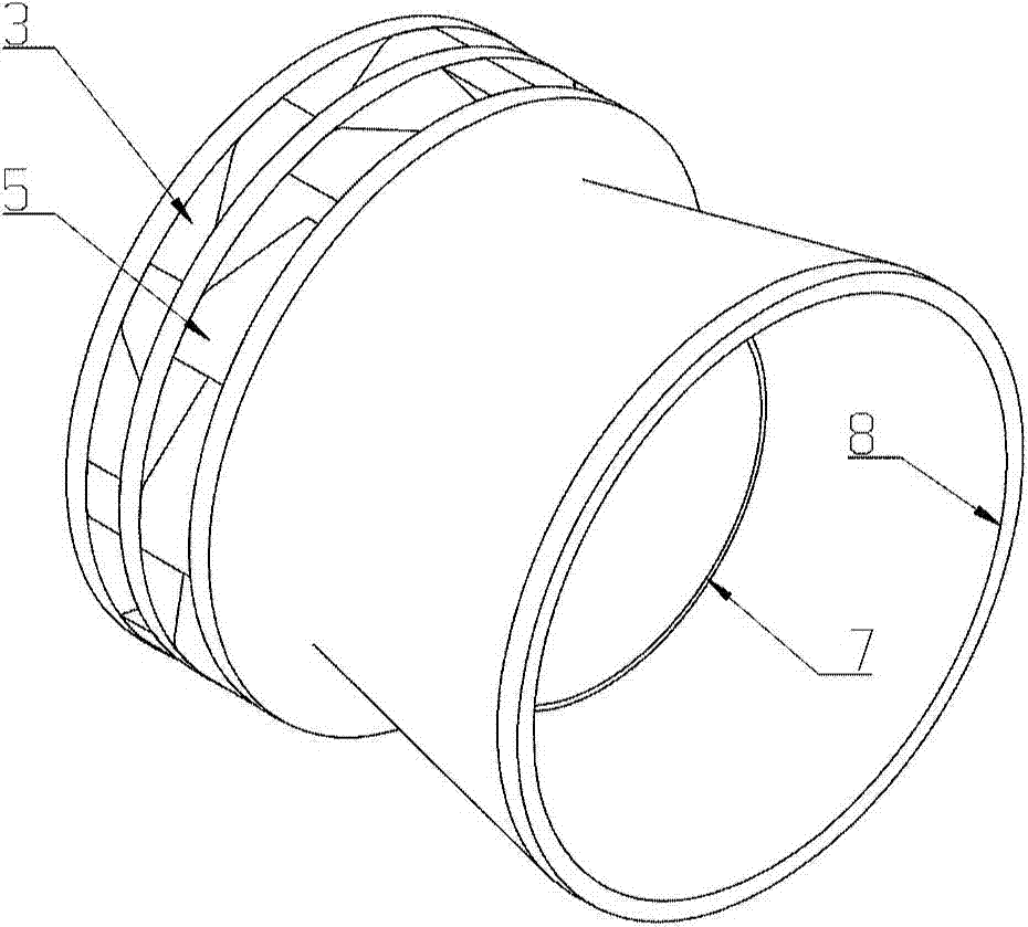 Combustion chamber adopting swirl vane tail edge pre-film atomization mode