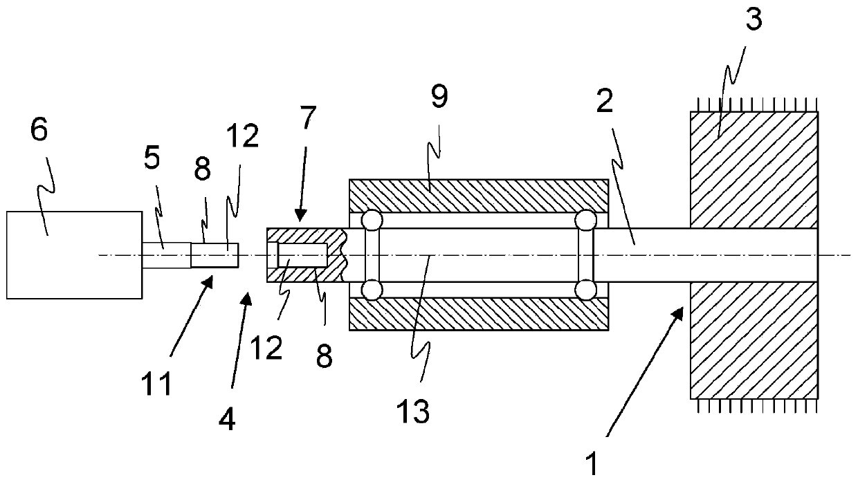 A carding roller for a rotor spinning device, and the rotor spinning device