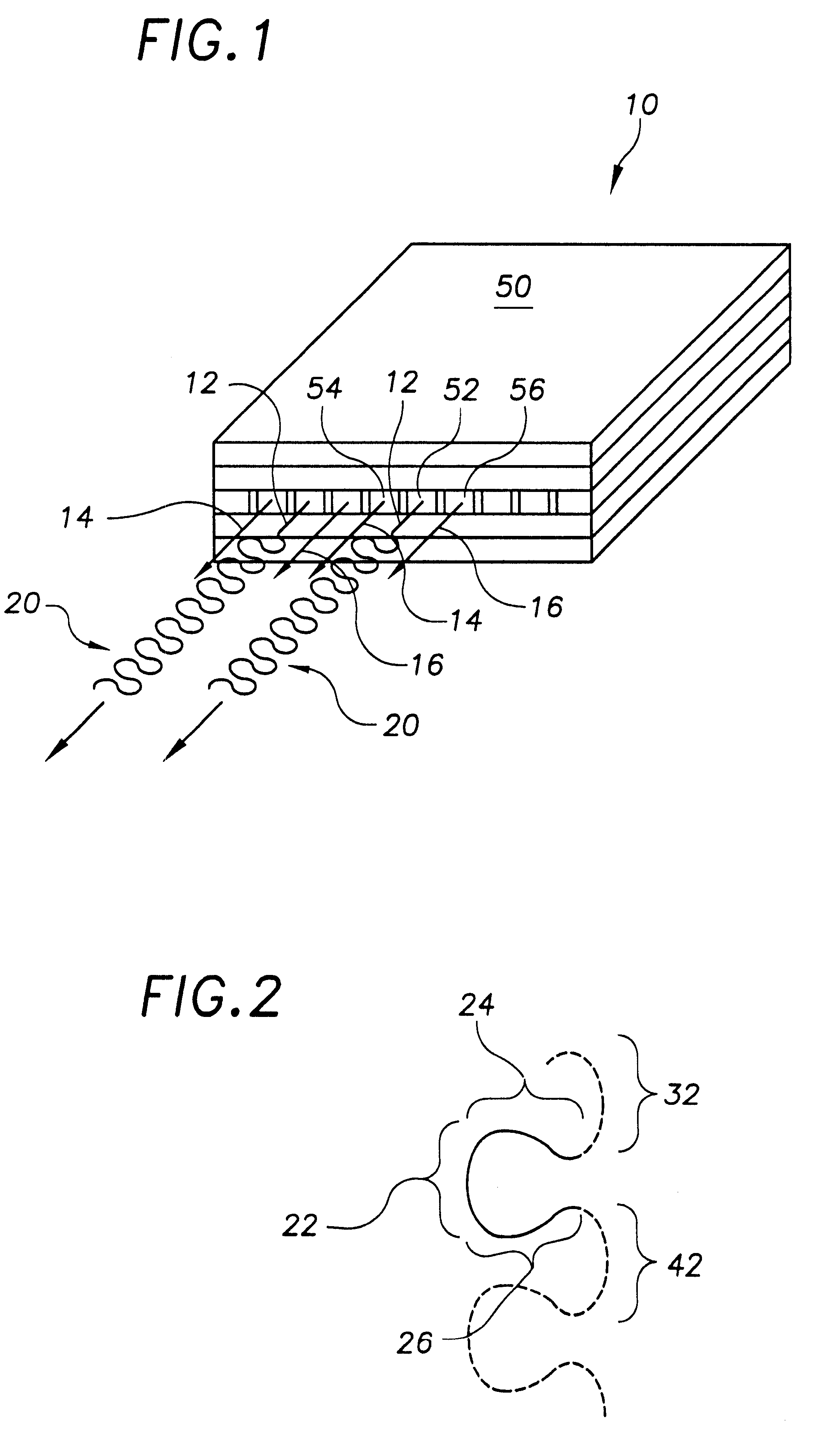Omega spray pattern and method therefor