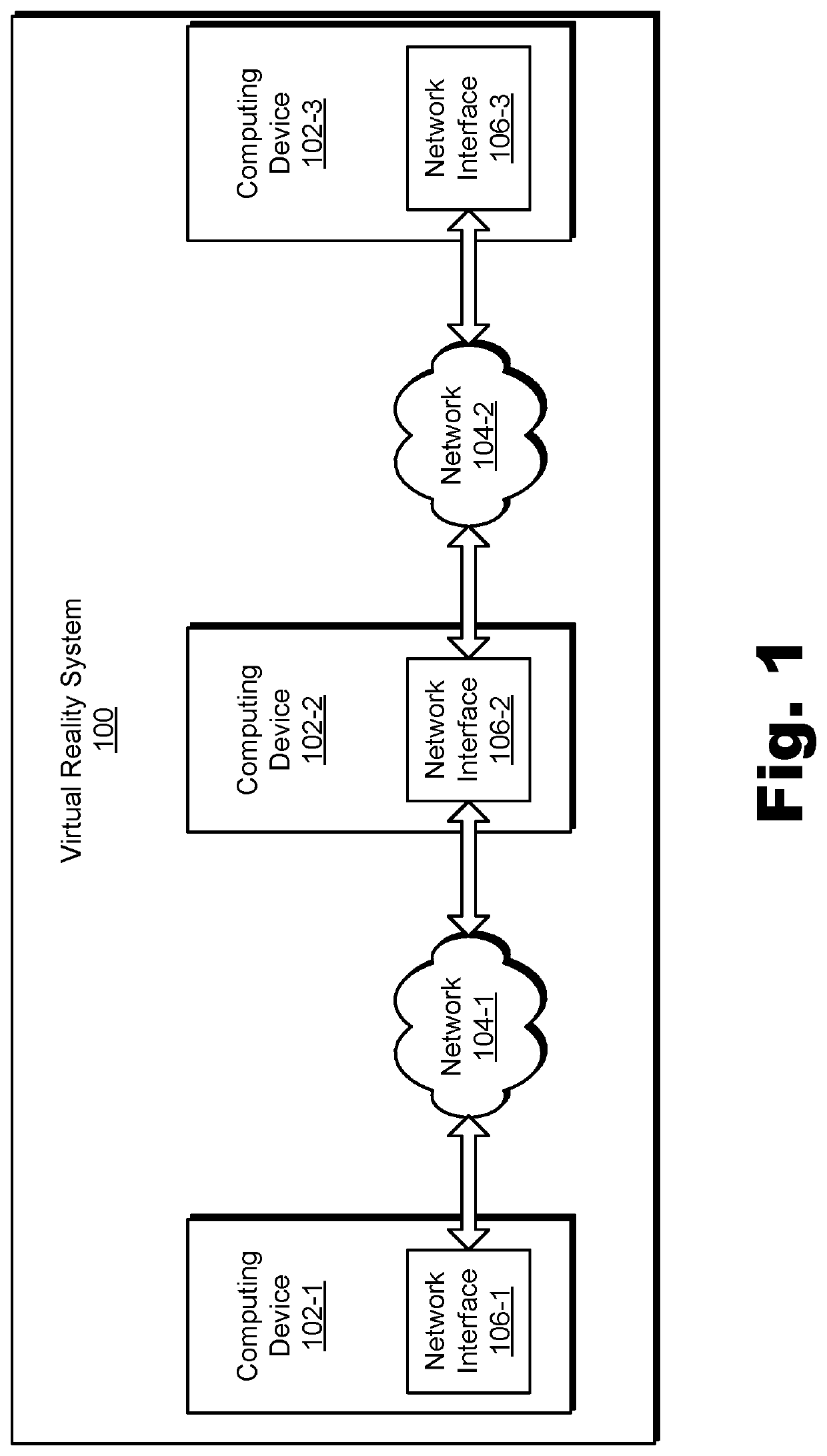 Methods and systems for transmitting data in a virtual reality system