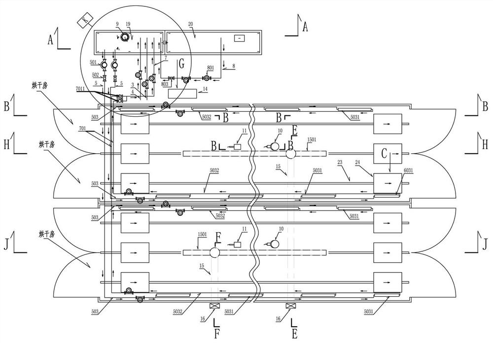 An automatic control system for drying with steam condensed water as a heat source and its realization method