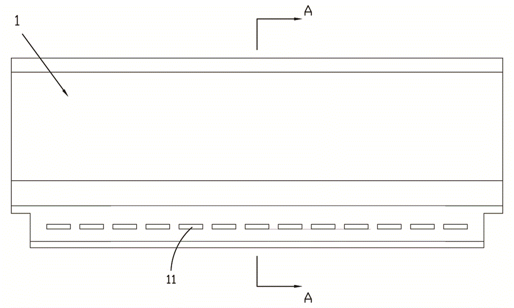 Double clapboard flow distribution device for thin-strip continuous casting