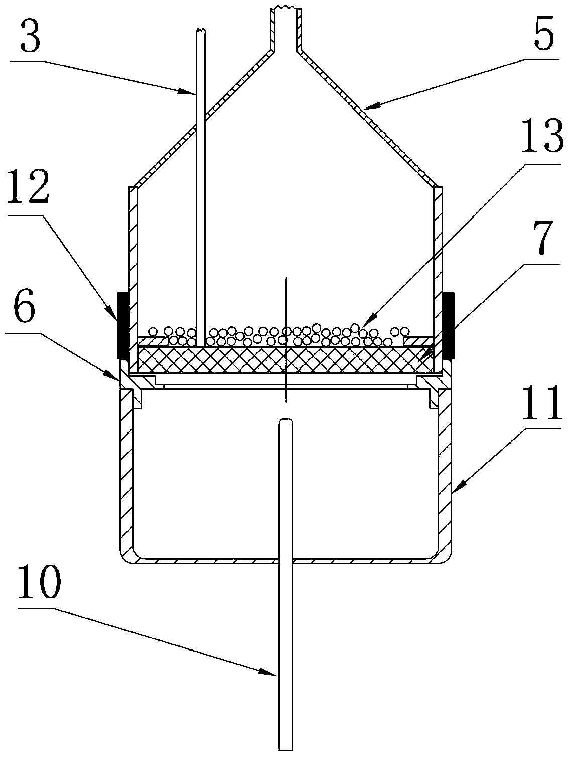 Sand blocking performance experiment device for oil gas sand control screen pipe at high temperature and high pressure