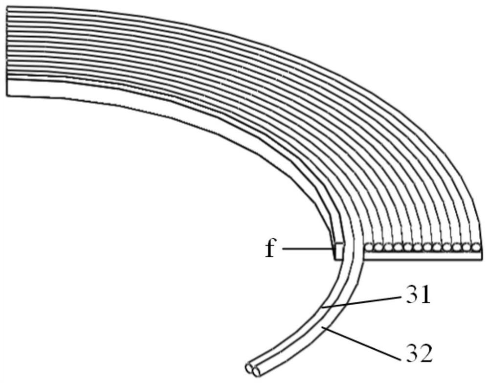 Optical path device of fiber-optic gyroscope and optical fiber coiling method