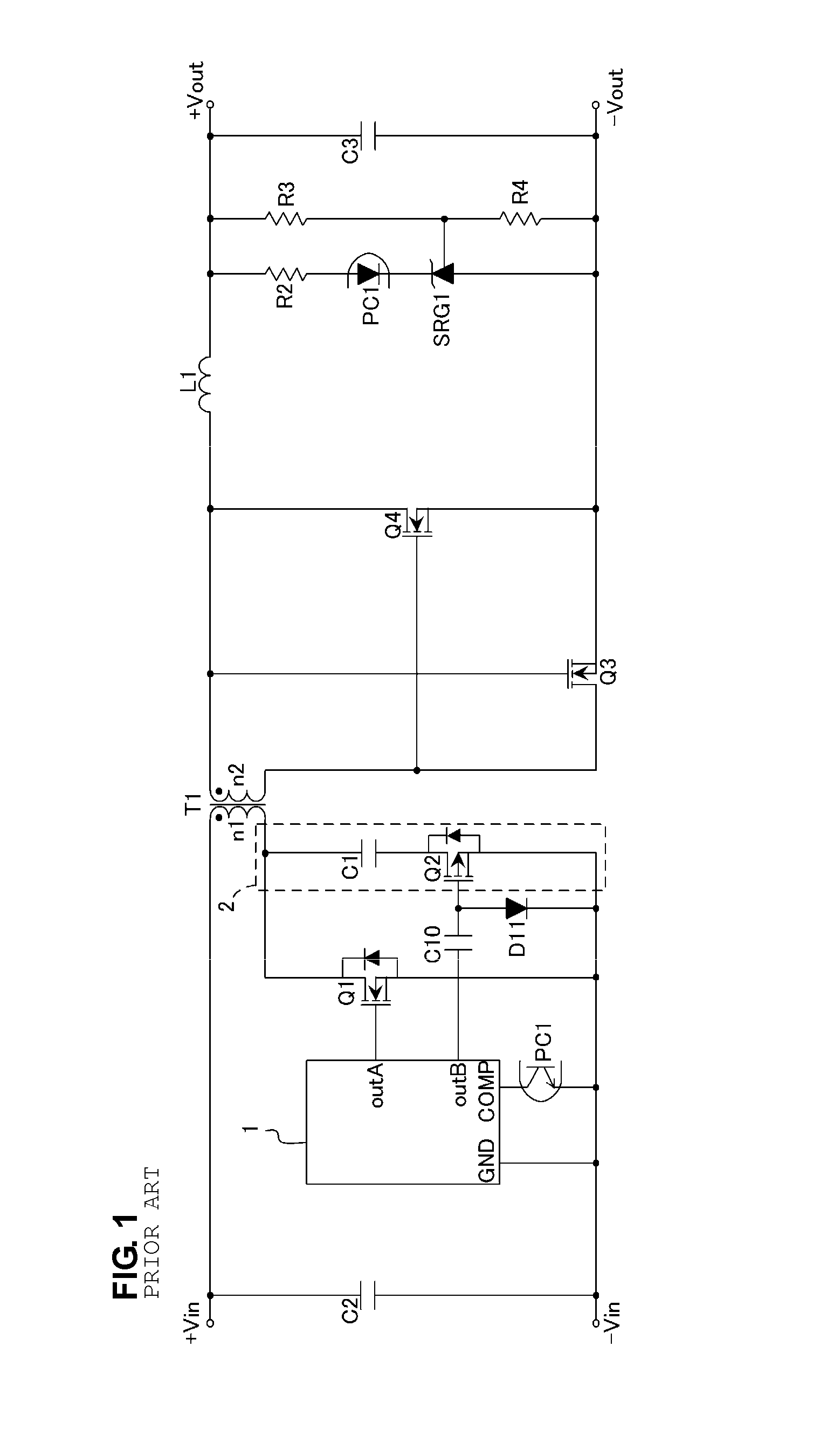 Isolated switching power supply device