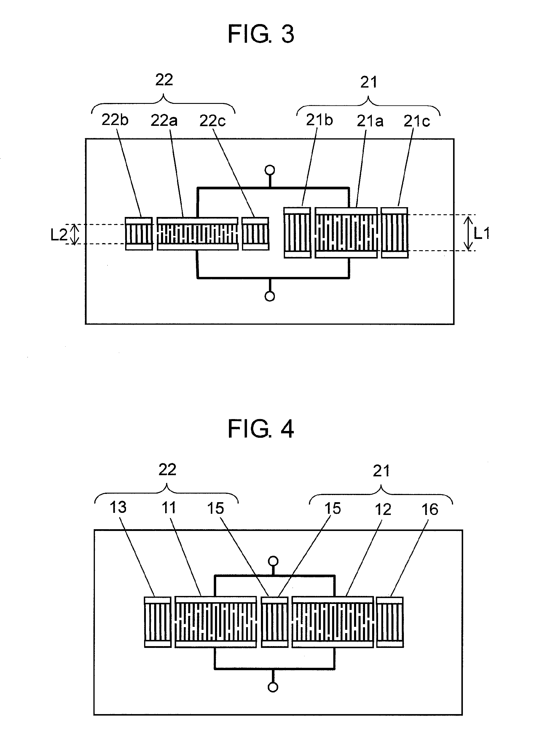 Surface acoustic wave resonator having comb electrodes with different overlapping lengths